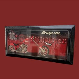 Vintage Snap-On Chopper Wall Clock